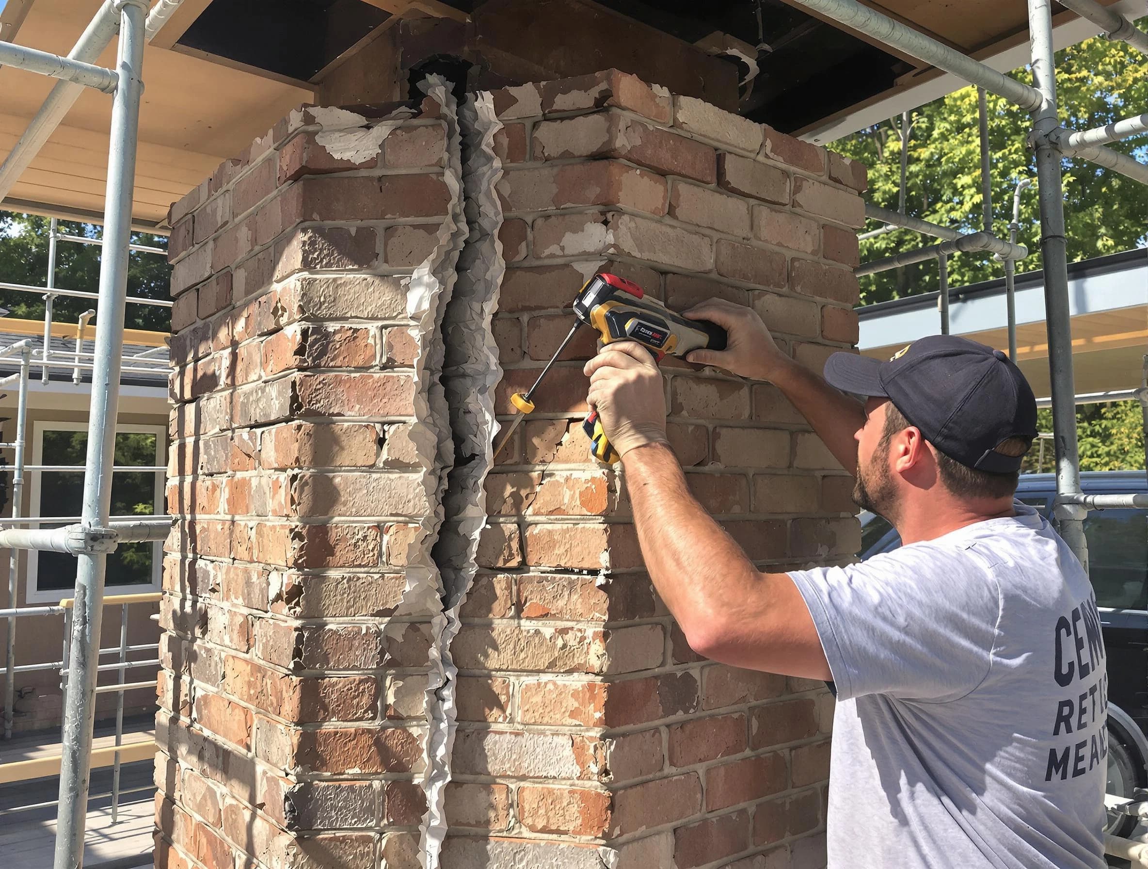 Carefree Chimney Sweep technician performing chimney repair in Carefree, AZ