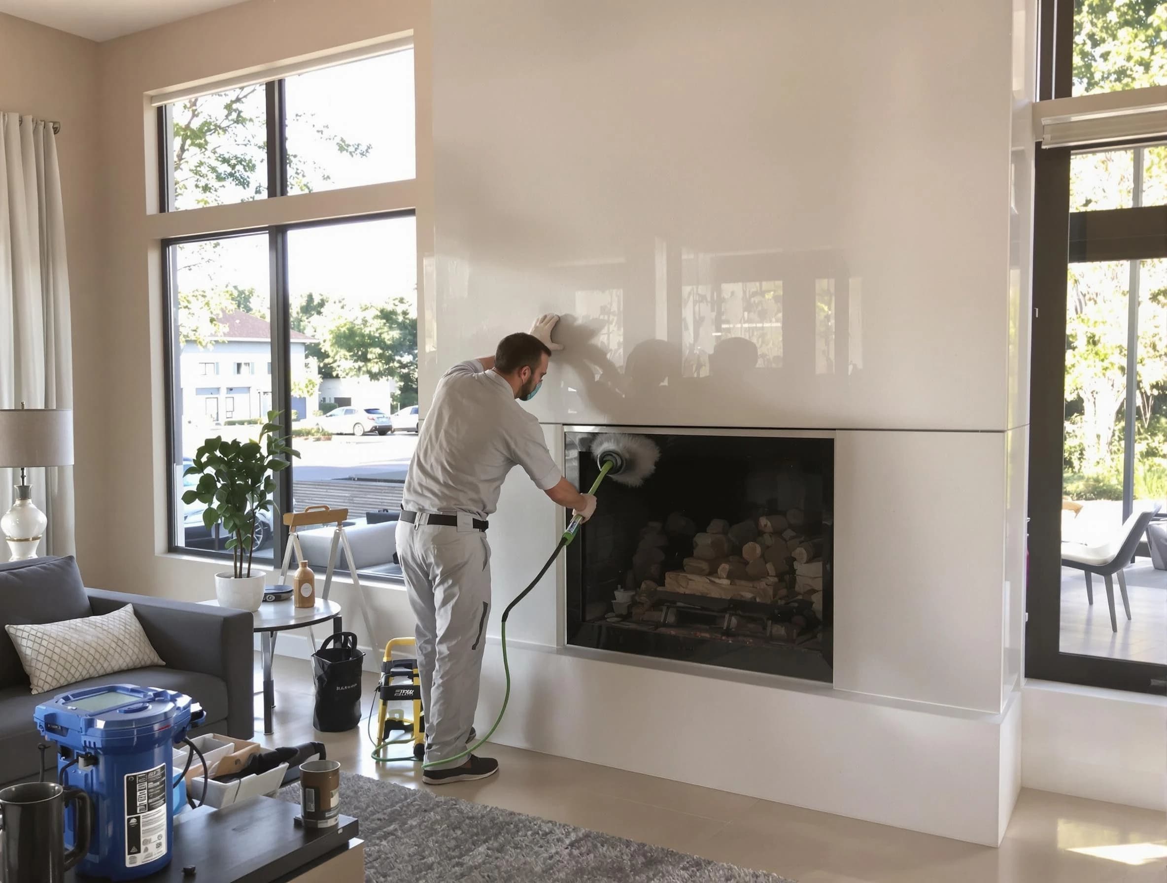 Carefree Chimney Sweep performing thorough soot removal in Carefree, AZ